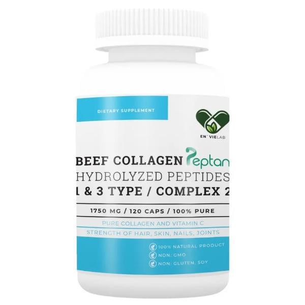 Колаген Envie Lab Beef Collagen Complex 2 1&3 Type 1750 мг 120 капс. (000022243)