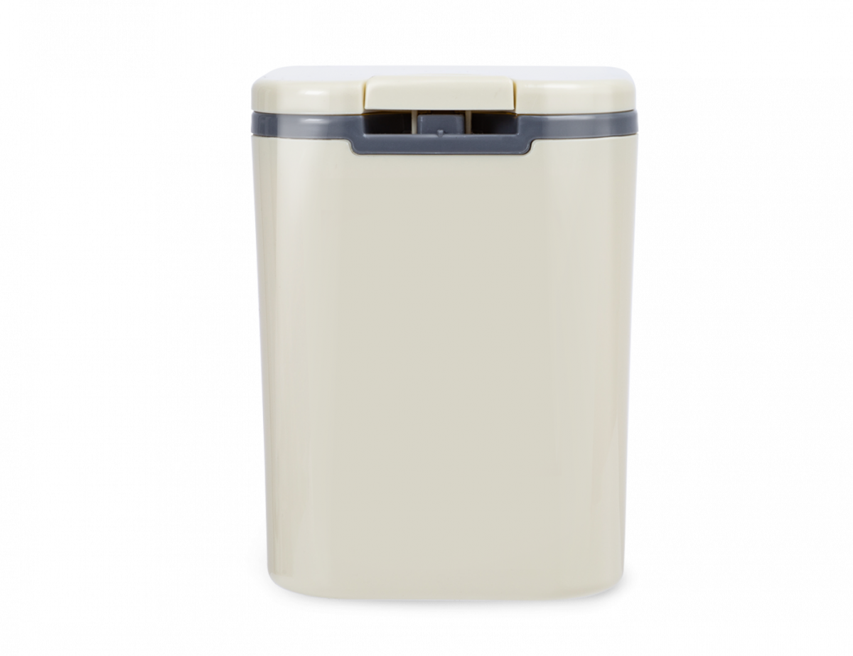 Відро для сміття настільне з кришкою BIN-06 2 л Beige