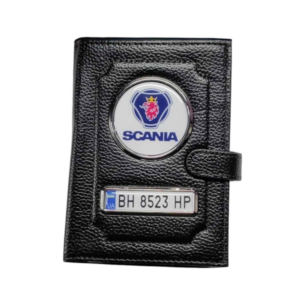 Портмоне с номером авто и логотипом Scania (2095719223)