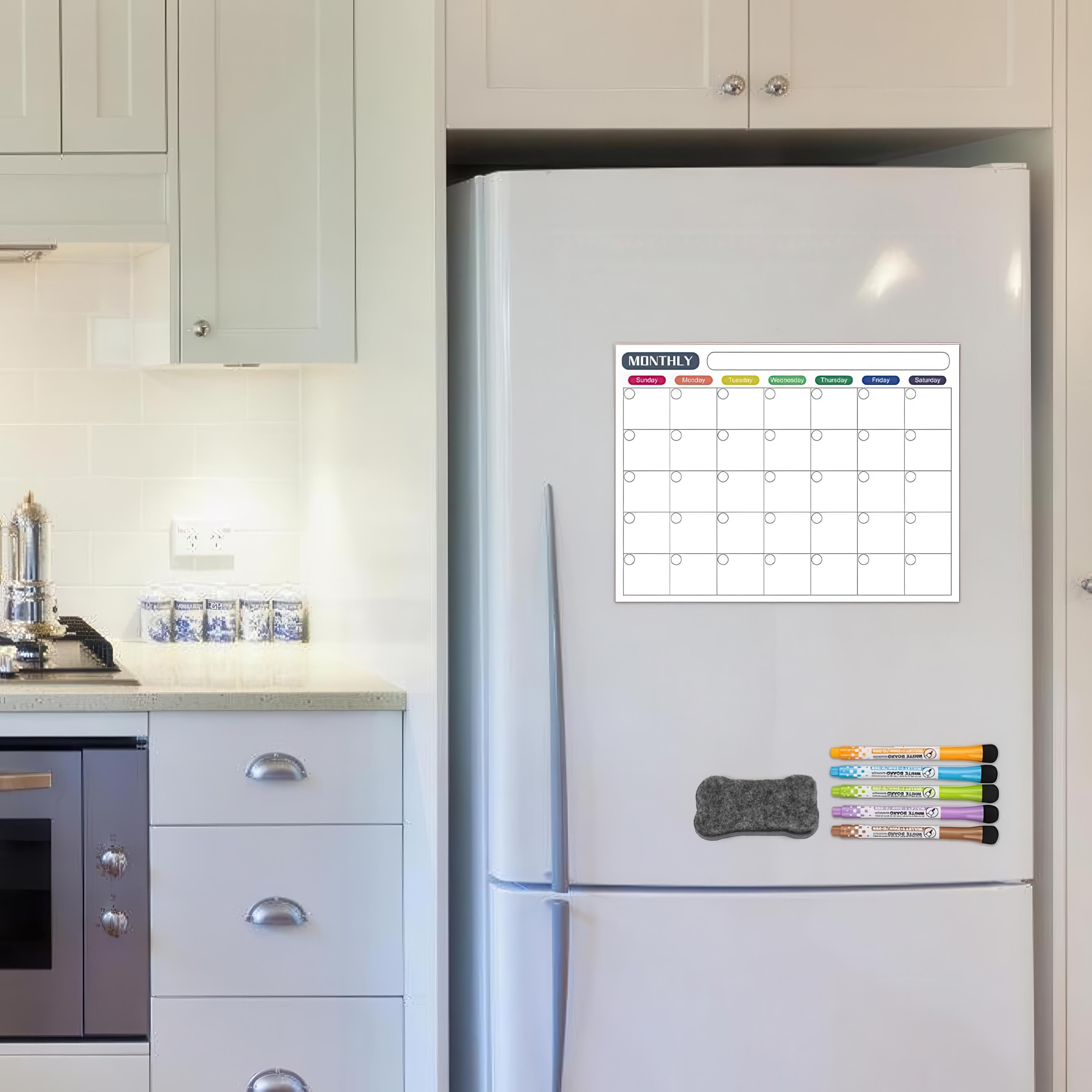 Планер-органайзер магнитный с маркерами и ластиком для ежемесячного планирования - фото 5