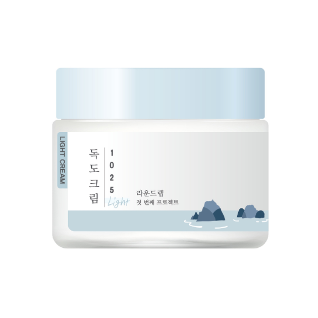 Крем легкий зволожуючий із морською водою ROUND LAB 1025 Dokdo Light Cream 80 мл