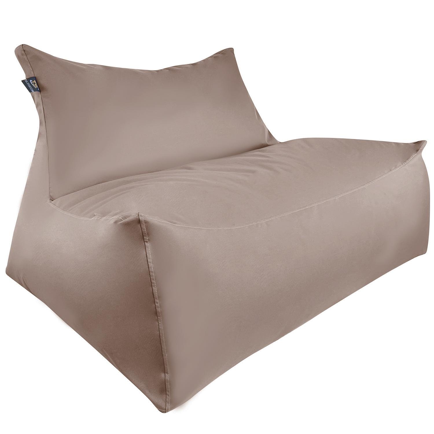 Бескаркасный диван Tia-Sport Мадагаскар Светло-коричневый (sm-0679)