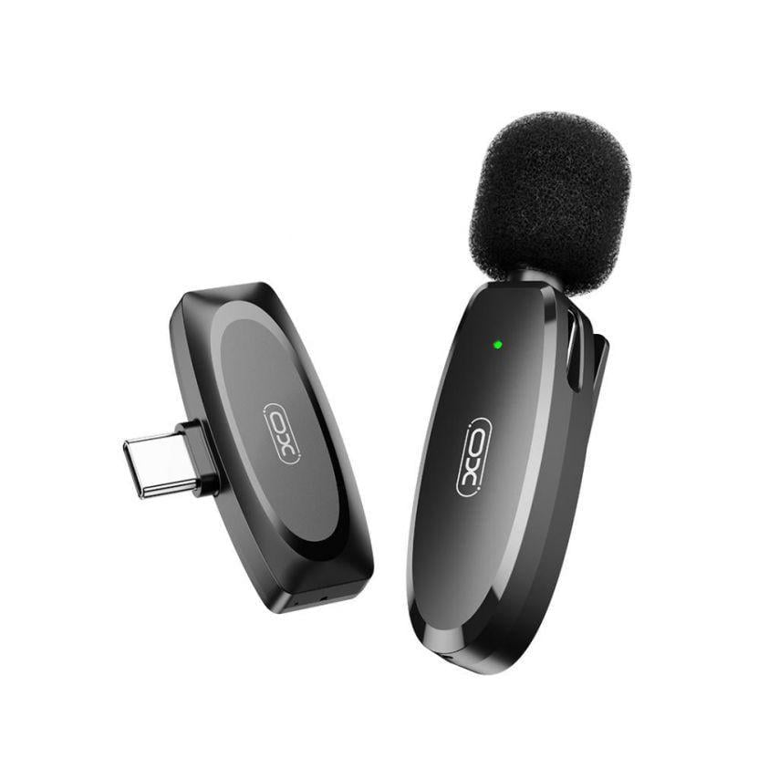 Микрофон петличный Xo MKF08A с разъемом Type-C Black Микрофон петличный Xo MKF08A с разъемом Type-C Black
