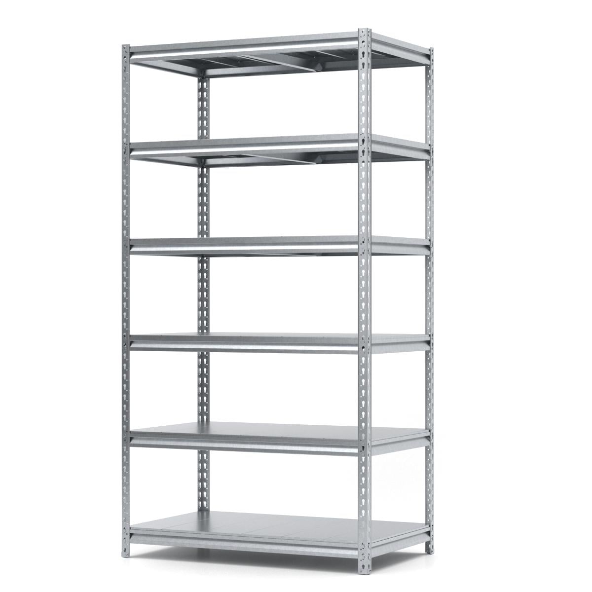 Стеллаж PIN Strong металлический оцинкованный 6 полок 2240х960х600 мм