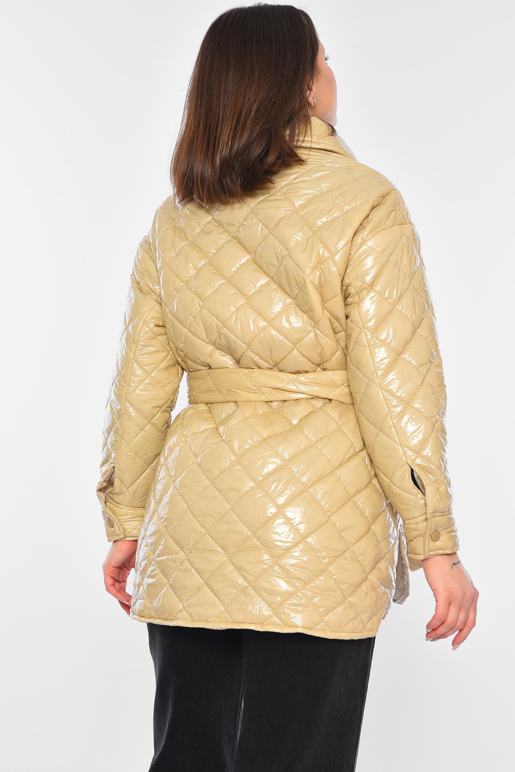 Куртка жіноча демісезонна S Бежевий (194655) - фото 3 Куртка жіноча демісезонна S Бежевий (194655) - фото 3