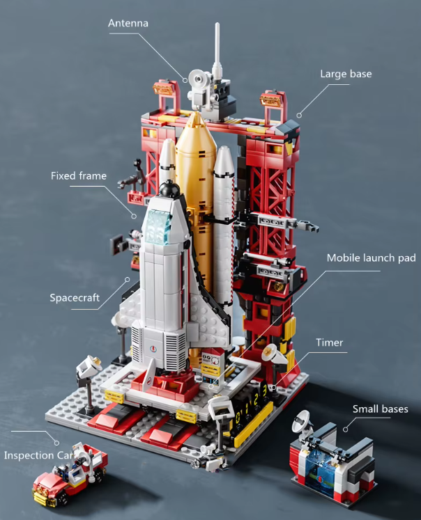 ᐉ Конструктор Ракета Космический шаттл Космос Космическая станция