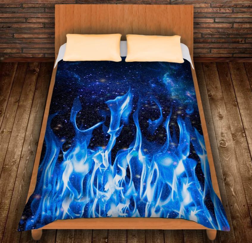 Плед с 3D принтом Космический огонь 150x200 см (epi_0246)