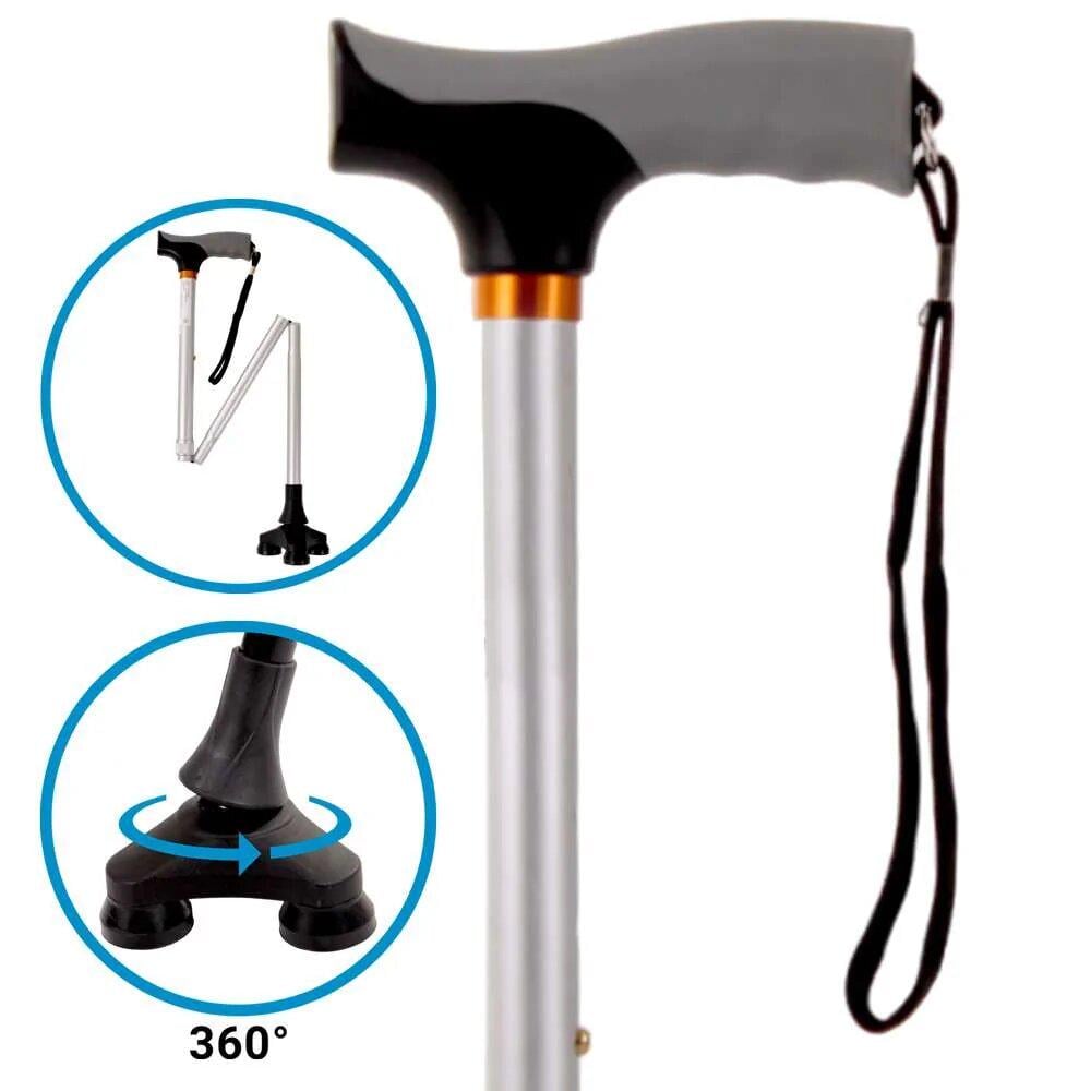 Трость складная OSD-BL530204 алюминиевая с вращающимся наконечником (20837090) - фото 2 Трость складная OSD-BL530204 алюминиевая с вращающимся наконечником (20837090) - фото 2