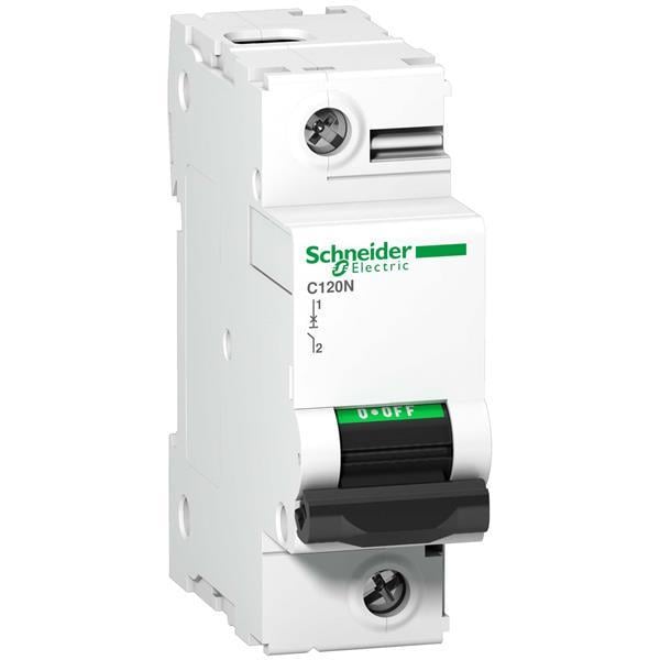 Автоматический выключатель Schneider Electric 125A 10kA 1 полюс тип D A9N18381 Acti9 С120N (12353)