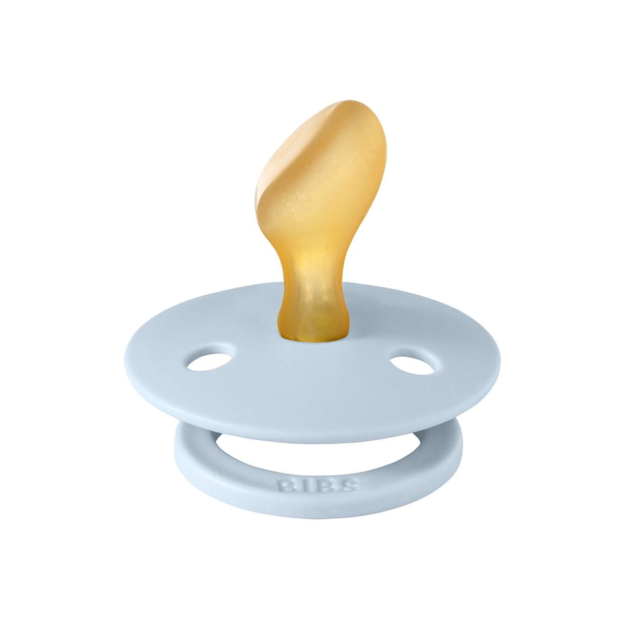 Пустушка Bibs Colour Anatomical 0-6 міс 1 розмір Latex Baby Blue (220)