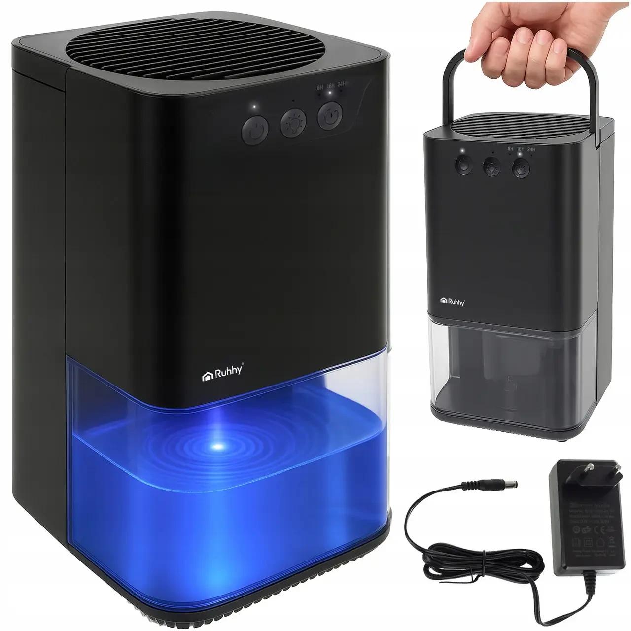 Осушувач повітря Ruhhy 26494 LED-підсвітка 36 Вт 1,4 л (26494) - фото 3 Осушувач повітря Ruhhy 26494 LED-підсвітка 36 Вт 1,4 л (26494) - фото 3