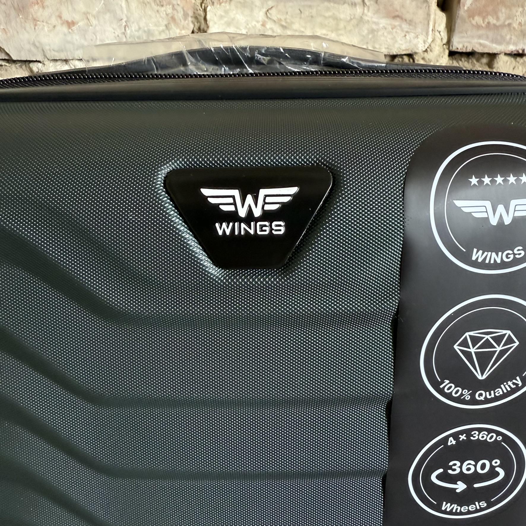 Мини-чемодан Wings PEA01 дорожный XXS Зеленый (26557787) - фото 5 Мини-чемодан Wings PEA01 дорожный XXS Зеленый (26557787) - фото 5