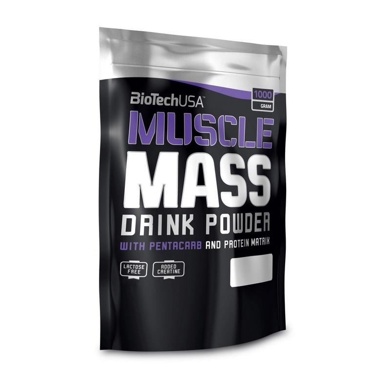 Гейнер BioTech USA Muscle Mass 1 кг Ваниль (07154-02)