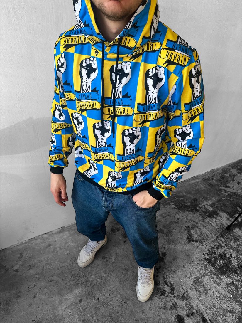Худі 6-224 XL Синьо-жовтий Худі 6-224 XL Синьо-жовтий