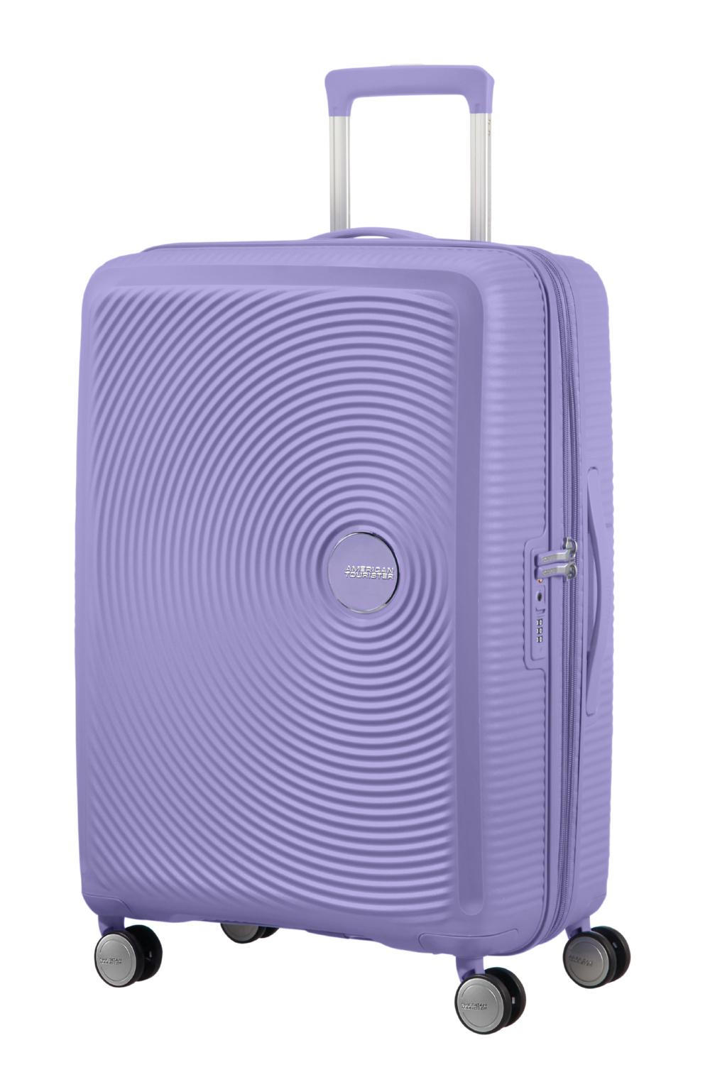 Чемодан American Tourister Soundbox 67х56,75х29/32 см Голубой (32G/82002)