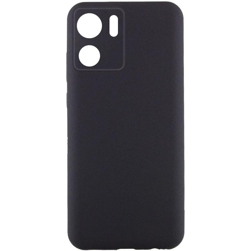 Противоударный чехол Silicone Cover Lakshmi Full Camera (AAA) для Motorola Edge 40 Черный / Black
