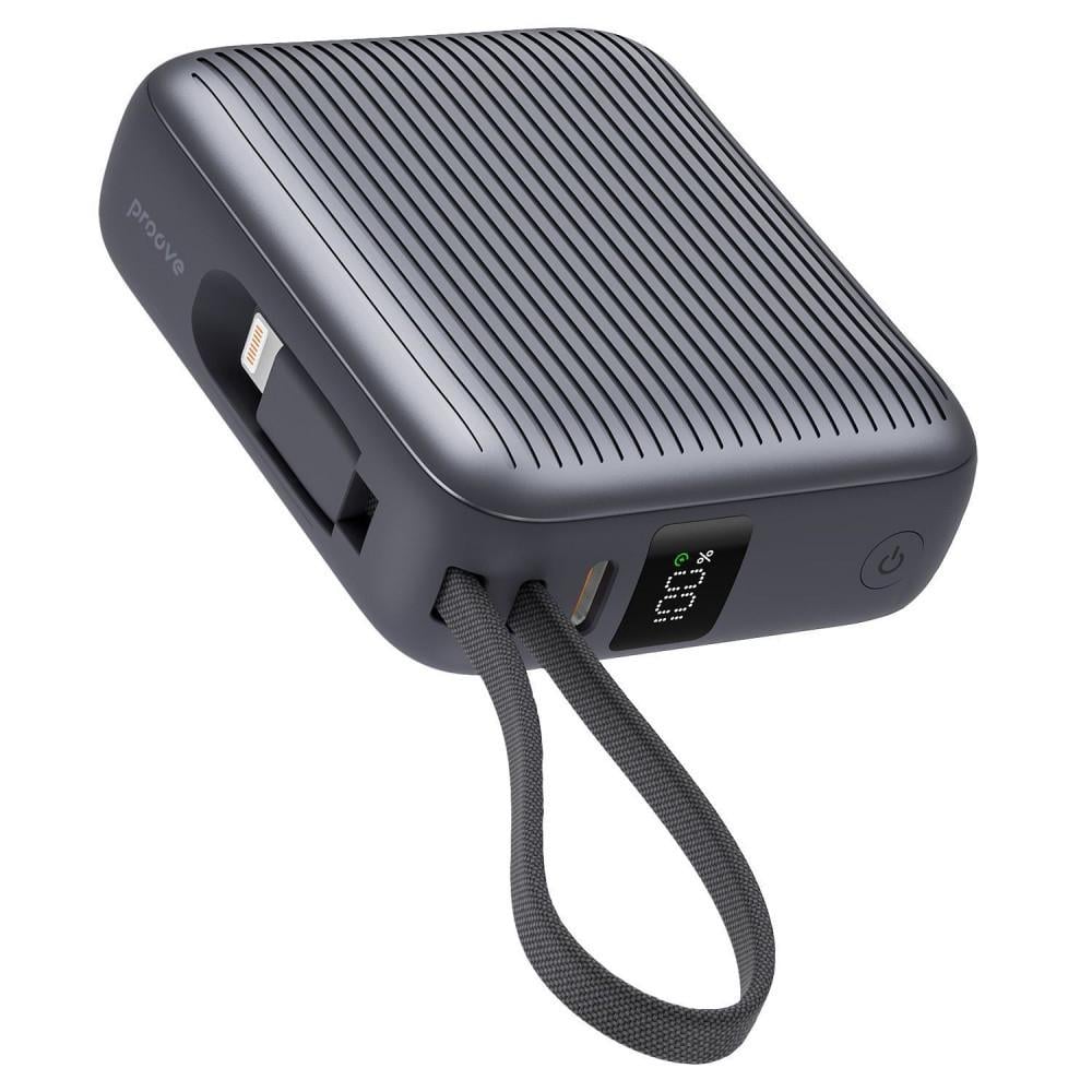 Портативная Батарея Proove Moon Rock 22,5 W 10000 mAh Gray