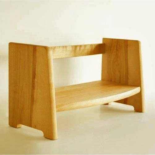 Полиця книжкова настільна з дерева Брейна Каррі (КПА-014003)