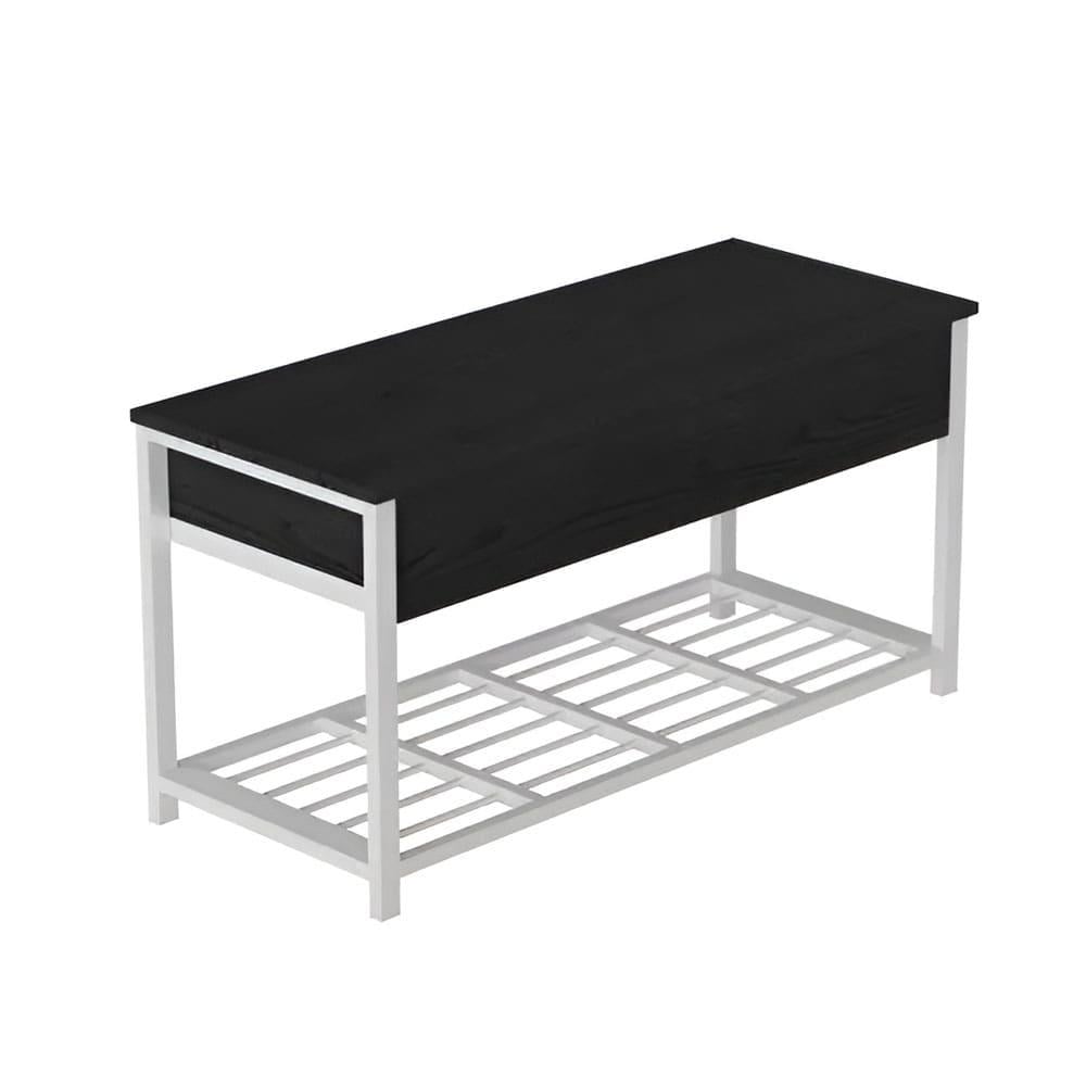 Банкетка с ящиком Ferrum-decor Дрейк 1 металл/ДСП 16 мм 550x1000x400 мм Белый/Сосная Кембра (FRD-103054) Банкетка с ящиком Ferrum-decor Дрейк 1 металл/ДСП 16 мм 550x1000x400 мм Белый/Сосная Кембра (FRD-103054)