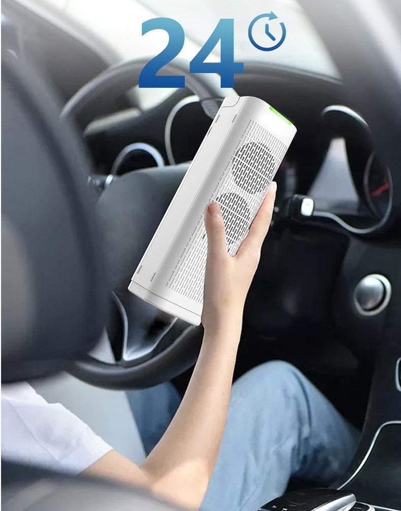 Очищувач повітря портативний LEON-101 HEPA + іонізатор/повербанк (fddf92b6) - фото 14