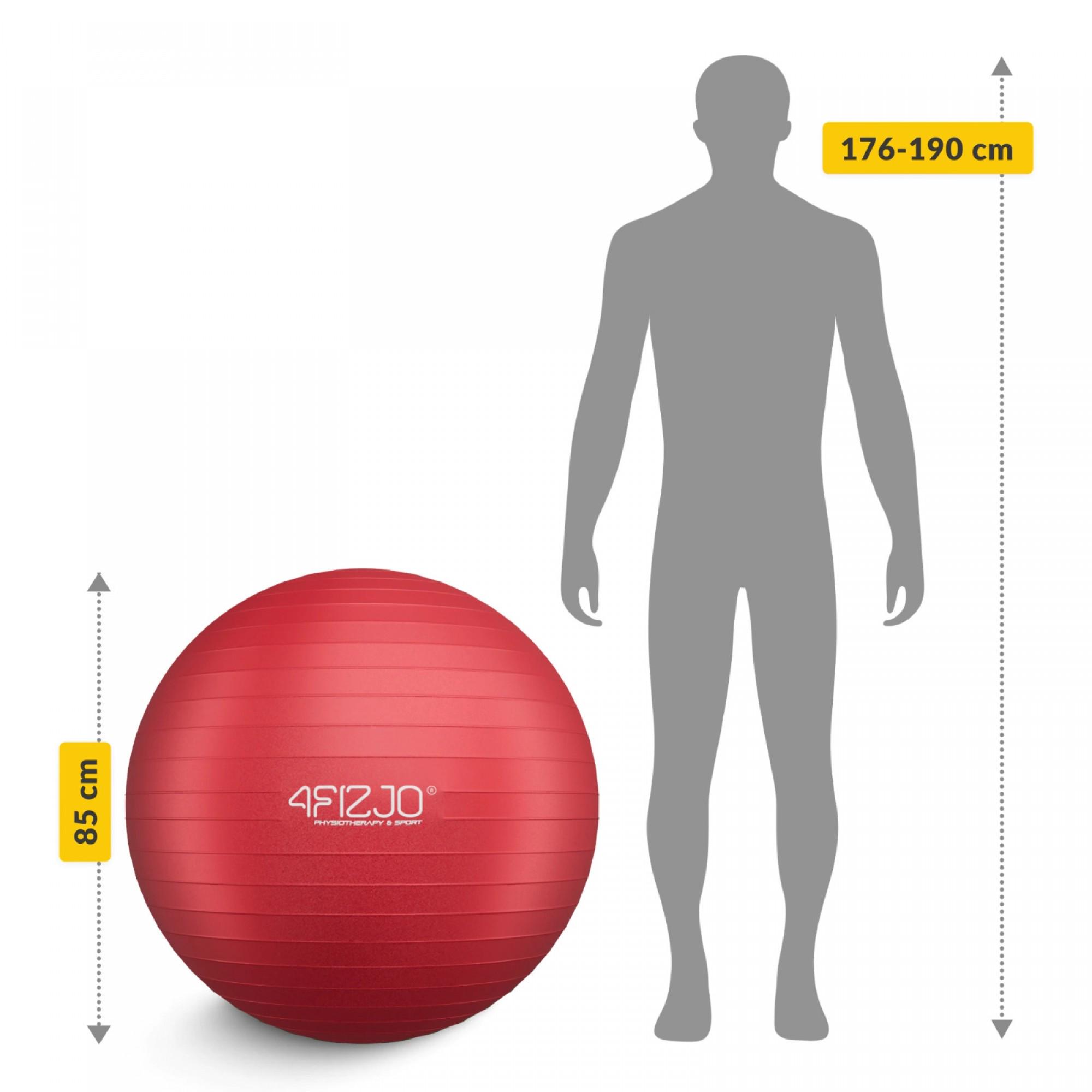 Мяч для фитнеса 4fizjo Anti-Burst 85 см Red (P-5907739316387) - фото 3 Мяч для фитнеса 4fizjo Anti-Burst 85 см Red (P-5907739316387) - фото 3