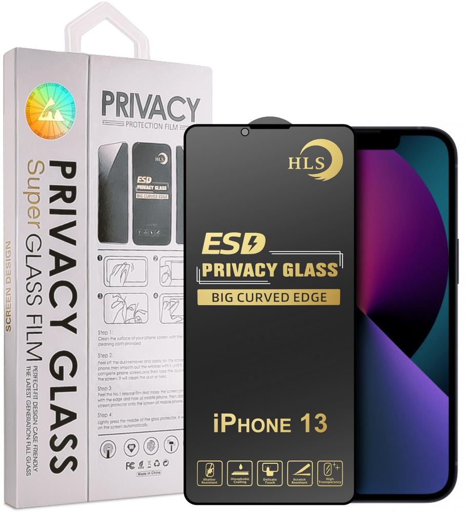Защитное стекло Privacy iPhone 13 (с фильтром конфиденциальности) (35005)