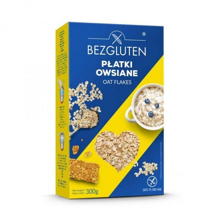 Хлопья без глютена Bezgluten овсяные 300 г