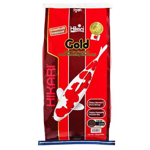 Корм для окраса рыб Hikari Gold со спирулиной Medium M 5,0-5,5 мм 10 кг