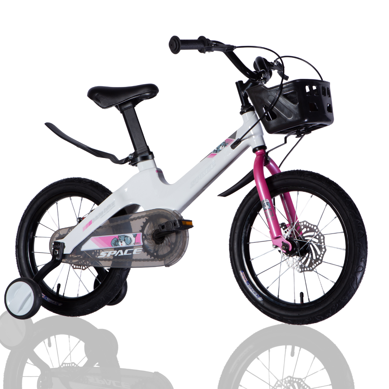 Велосипед MG 16" SPACE KID MOON DD рама-9" 2025 Белый Велосипед MG 16" SPACE KID MOON DD рама-9" 2025 Белый