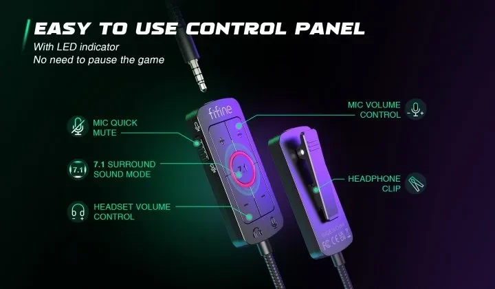 Навушники бездротові FIFINE H9 Чорний (25399056) - фото 6 Навушники бездротові FIFINE H9 Чорний (25399056) - фото 6