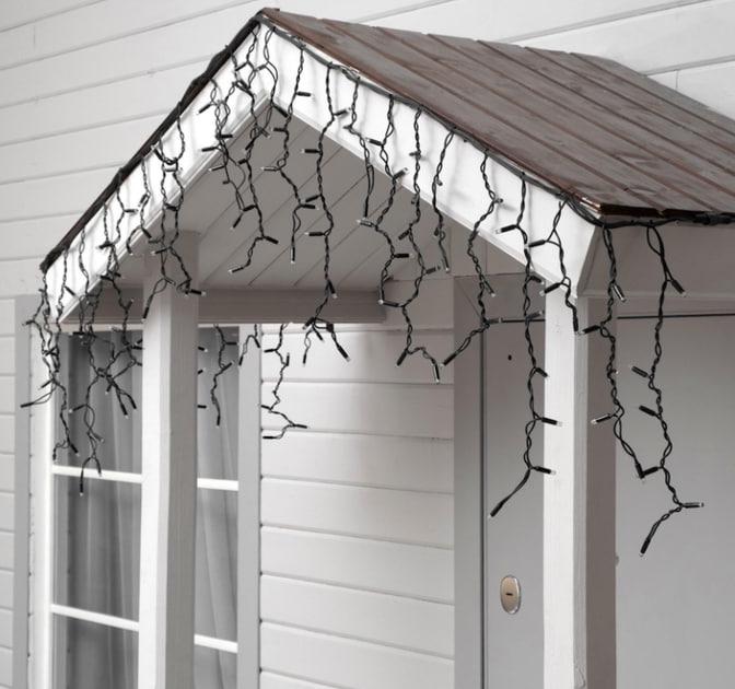 Гірлянда бахрома вулична 240 LED 10 м Чорний дріт/Різнокольоровий (35654) - фото 2 Гірлянда бахрома вулична 240 LED 10 м Чорний дріт/Різнокольоровий (35654) - фото 2