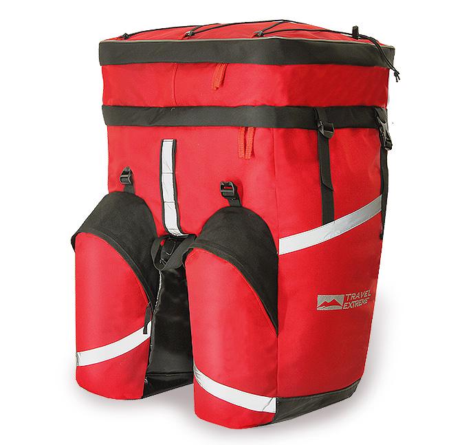 Велобаул TravelExtreme MONO 75 L Red