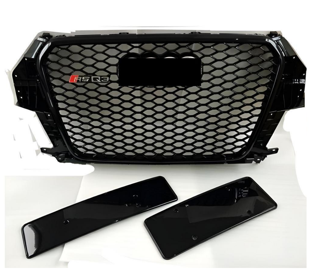 Решетка передняя GT Tuning RSQ-Style для Audi Q3 2011-2019 гг. пластик Черный (26691220)