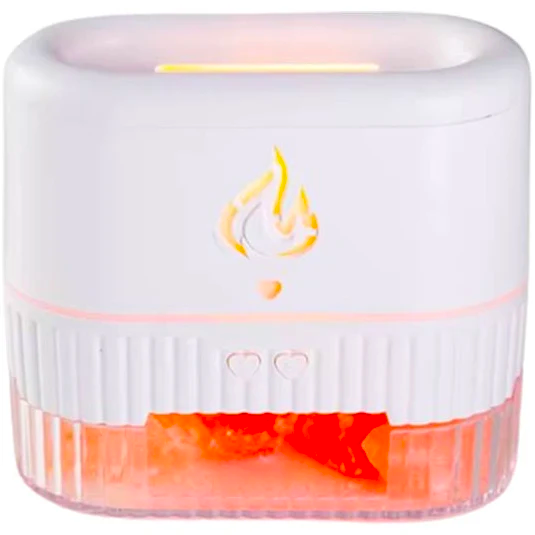 Увлажнитель воздуха Эффект пламени Aroma Diffuser FT-1933 с соляными камнями (21873648)