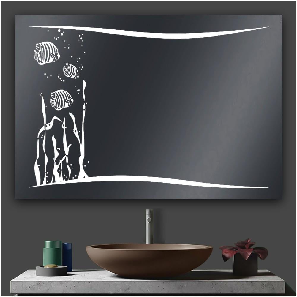 Зеркало Экватор ML-101 с подсветкой LED 70x90 см (9036705)