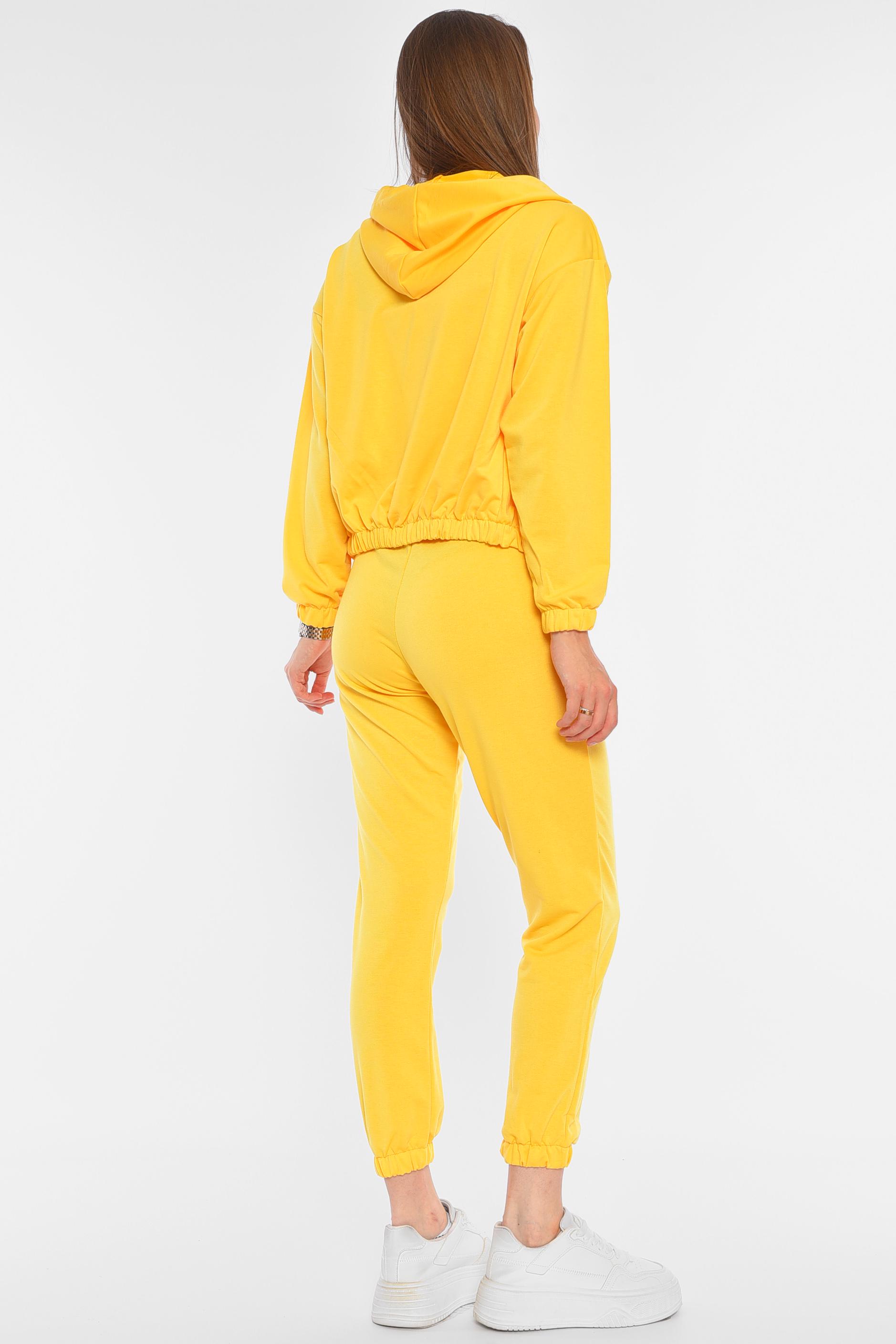 Спортивный костюм женский 3-ка р. 44-46 Желтый (190903) - фото 3