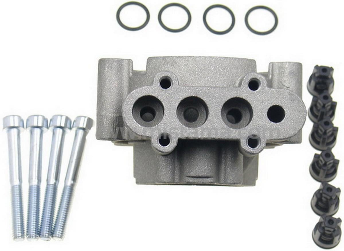 Головка блока VJ Parts цилиндра мойки высокого давления B AQUATAK 110 F016F03325 (28103923)