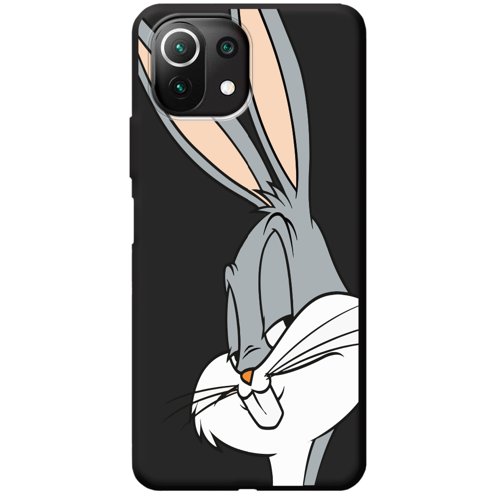 Чехол Boxface Xiaomi Mi 11 Lite Lucky Rabbit Черный силикон (42128-bk81-44012)
