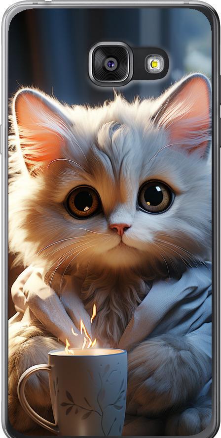 Чехол на Samsung Galaxy A7 (2016) A710F White cat (5646u-121-42517) Чехол на Samsung Galaxy A7 (2016) A710F White cat (5646u-121-42517)