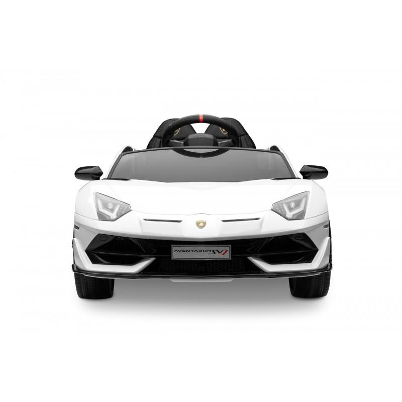 Электромобиль детский Caretero Lamborghini 2 мотора по 45 W с пультом ДУ White (392806) - фото 4