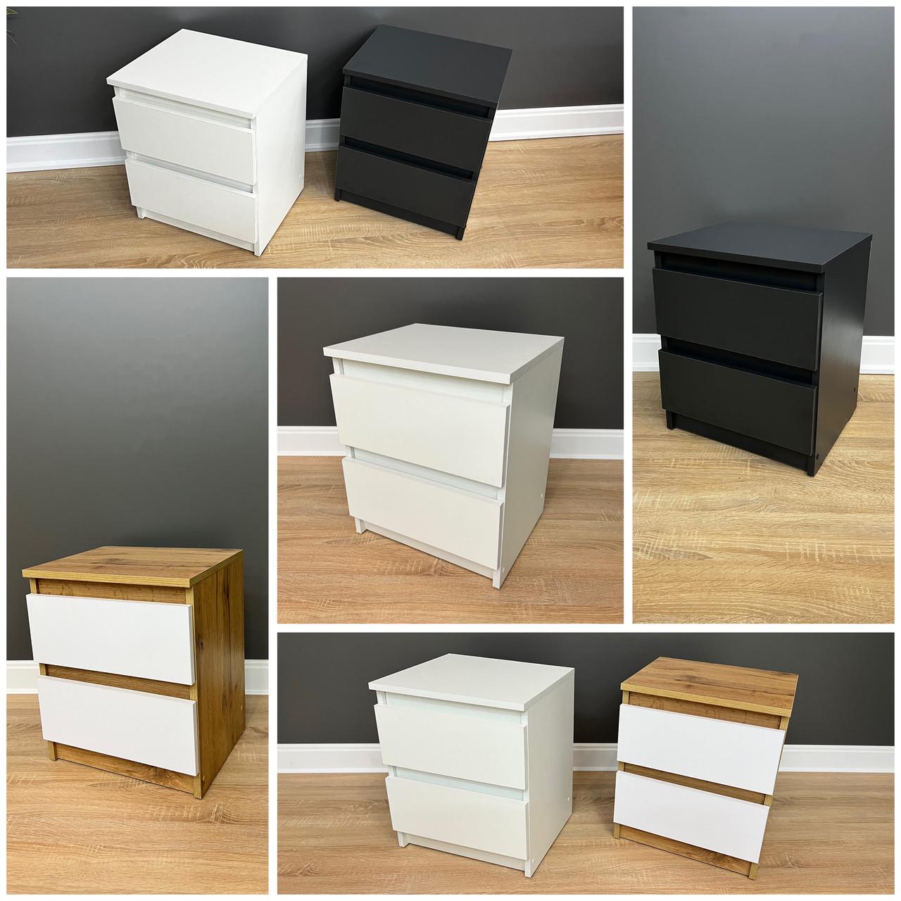 Тумба приліжкова Кватро 400x480x340 мм Антрацитовий - фото 9