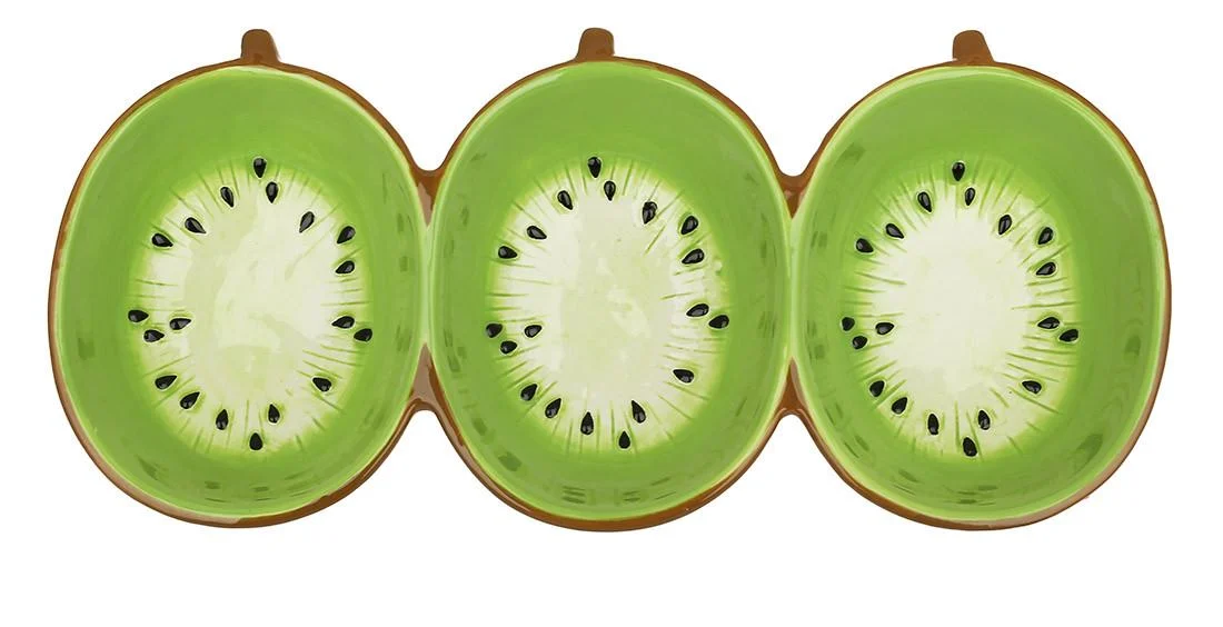 Менажница керамическая BonaDi Kiwi 30,5 см (928-173) - фото 1 Менажница керамическая BonaDi Kiwi 30,5 см (928-173) - фото 1