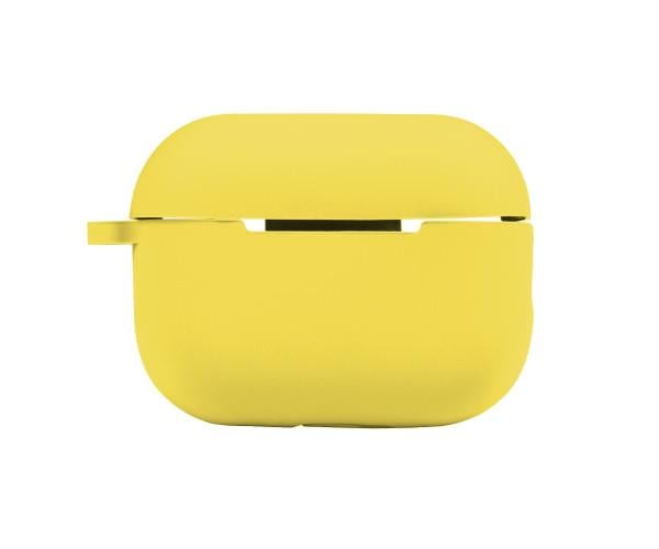Чехол Silicone Case with hook для Airpods Pro 2 Canary Yellow