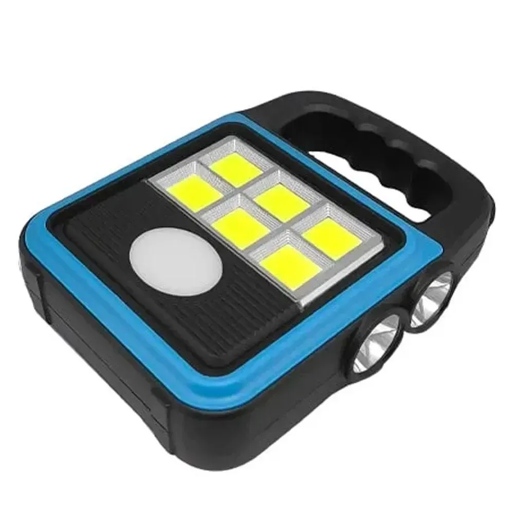 Ліхтар прожектор LED із сонячною панеллю та повербанком HS-8020 акумуляторний USB (234569133) - фото 4