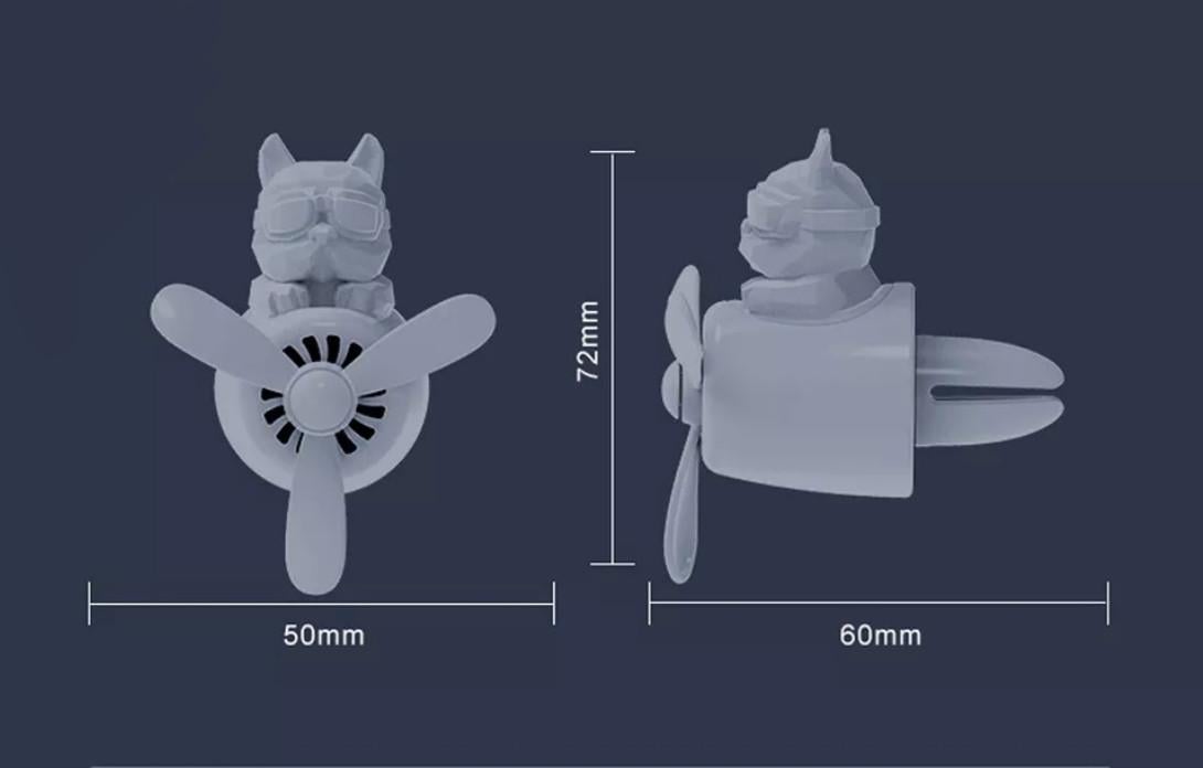 Ароматизатор для авто багаторазовий Pilot Бульдог на решітку Silver (1801712365) - фото 4 Ароматизатор для авто багаторазовий Pilot Бульдог на решітку Silver (1801712365) - фото 4