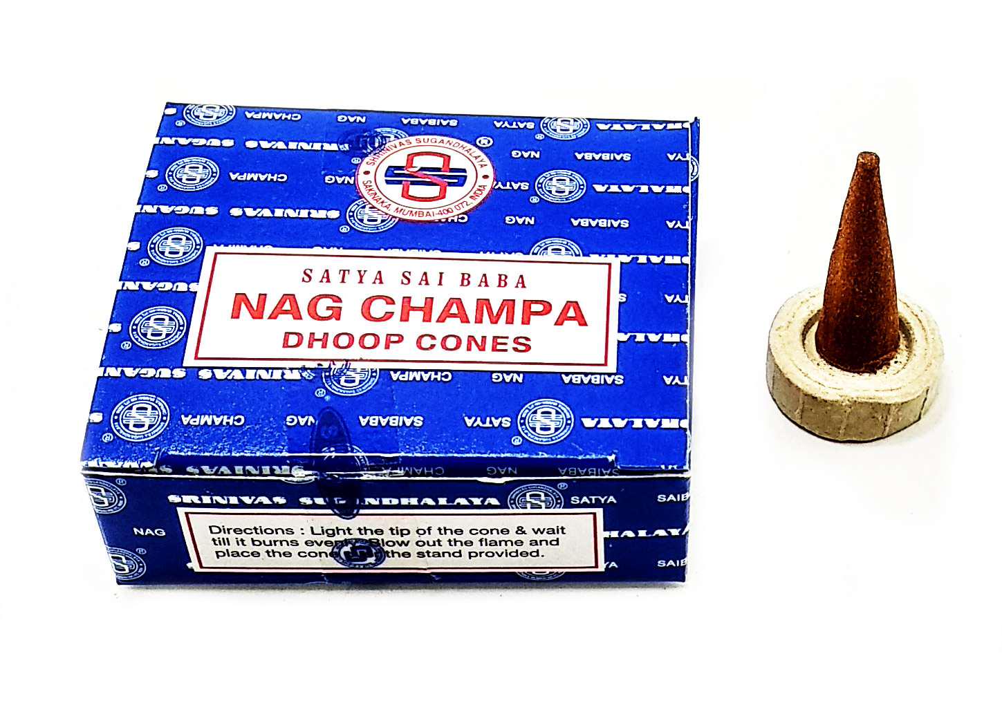 Благовония конусы Nagchampa Dhoop Cones 12 шт. (32493-MZ)