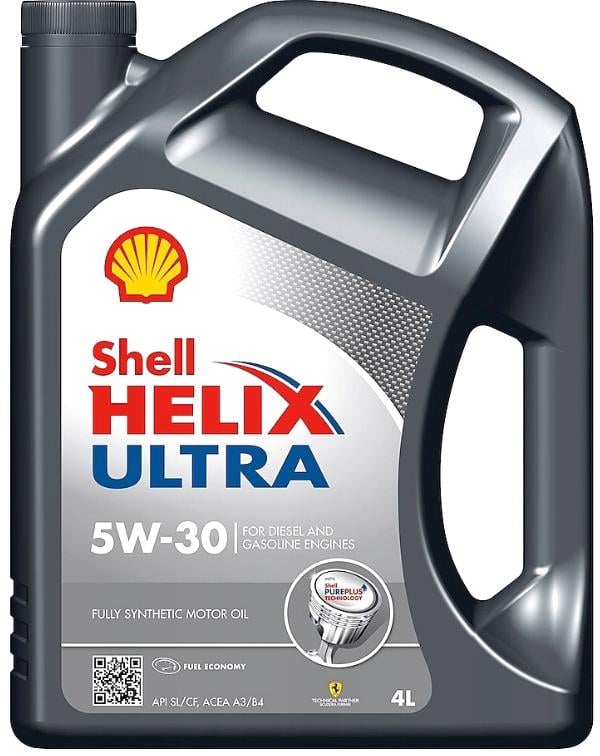 Моторное масло Shell Helix Ultra 5W30 4 л (38605748) - фото 1