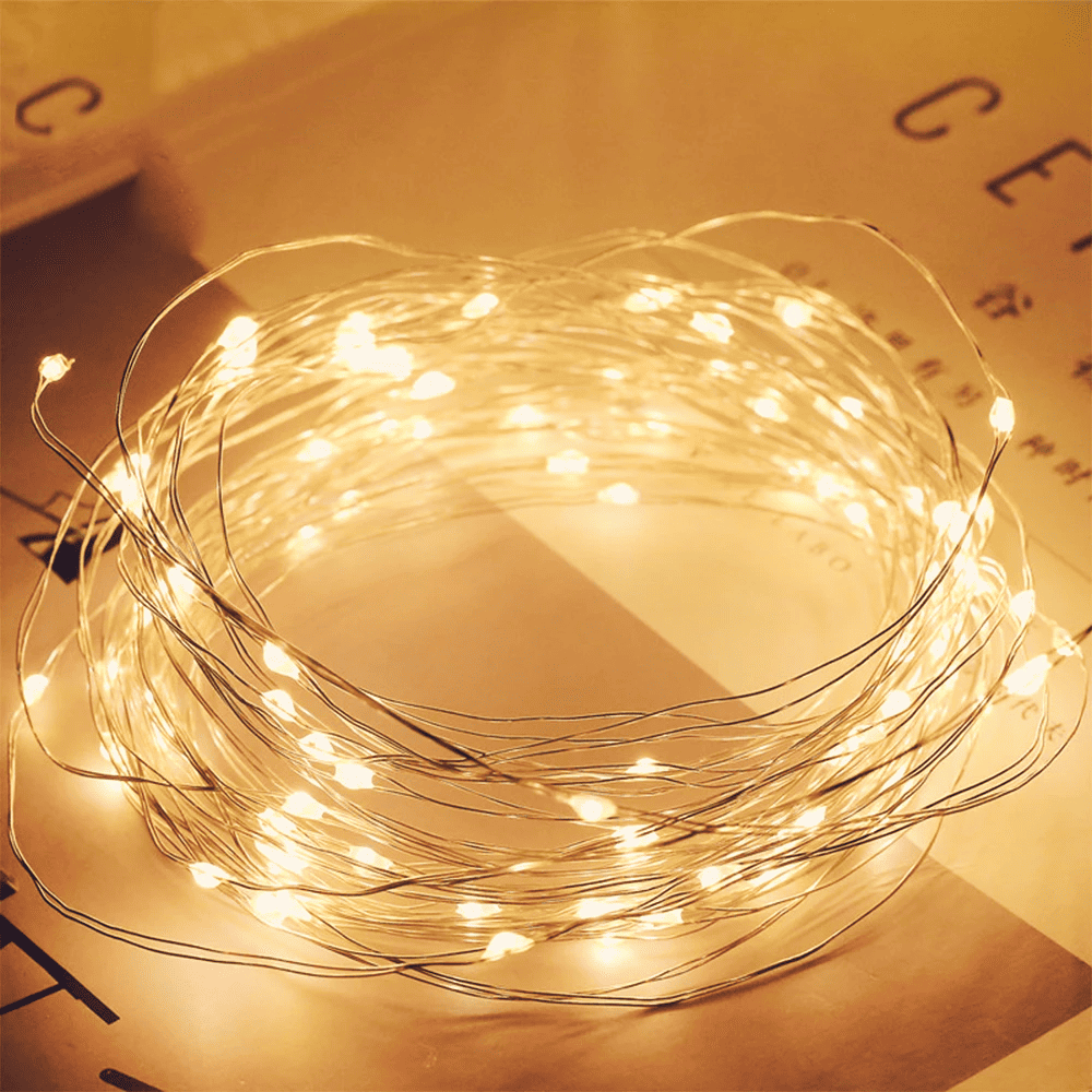 Гірлянда-нитка світлодіодна Краплі роси на батарейках 5 м (29433624) Гірлянда-нитка світлодіодна Краплі роси на батарейках 5 м (29433624)