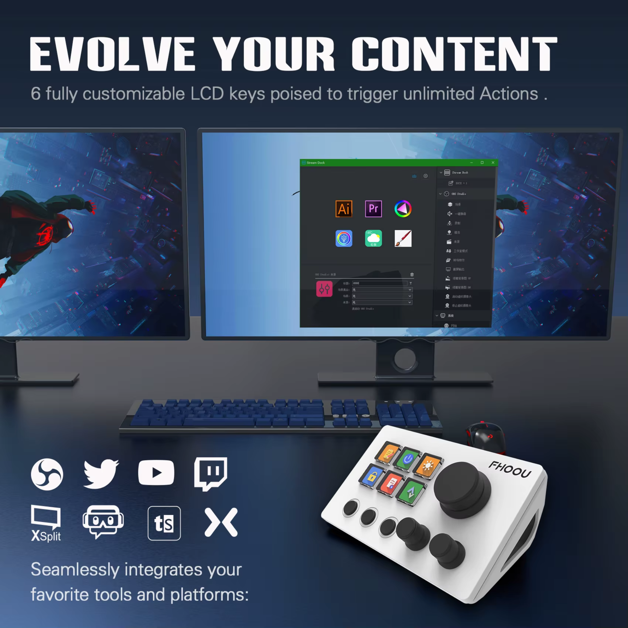 Клавиатура мини Mirabox N3 StreamDeck Global Version для Win/Mac (Mirabox N3) - фото 7