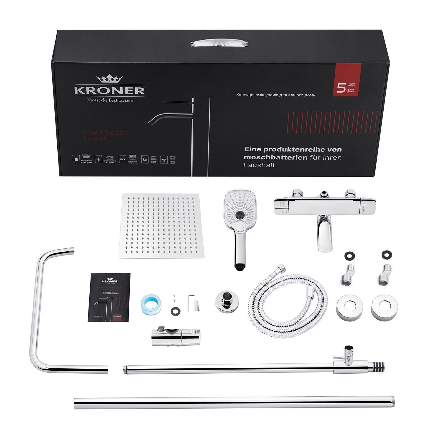 Душевая система Kroner KRP Makon C063 (CV033860) - фото 13 Душевая система Kroner KRP Makon C063 (CV033860) - фото 13